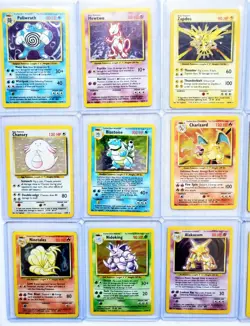 15x Full Base Set HOLO LOT Pokemon CHARIZARD BLASTOISE VENUSAUR + More Holo WOTC - Image 3