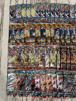 Brand New Lot Of 82 Pokemon Packs From The Scarlet And Violet Era - Image 2