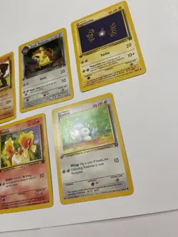 First Edition Pokemon Team Rocket Lot Mankey Raticate Magnemite Ponyta Dratini - Image 2