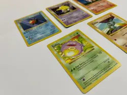 Shadowless Pokemon Base Set Lot Machop Ponyta Drowzee Koffing Starmie - Image 3