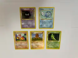 Shadowless Pokemon Base Set Lot Metapod Diglett Poliwag Gastly Charmeleon - Image 4