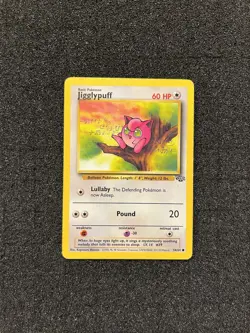 Pokemon Jigglypuff Card 54/64 Jungle 1999 Wotc Tcg Vintage - Image 1