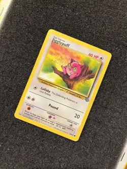 Pokemon Jigglypuff Card 54/64 Jungle 1999 Wotc Tcg Vintage - Image 2