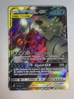 Mega Sableye & Tyranitar GX 126/236 SM Unified Minds Pokemon TCG. NM Condition! - Image 2