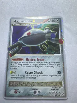 Pokemon TCG Legends Awakened Magnezone English Holo Card LV.X 142/146 - Image 1