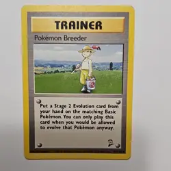 *Pokemon Breeder* Trainer Rare Base Set 2 105/130 Wizards Regular LP - Image 1