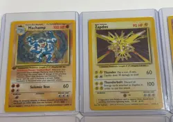 13 Pokemon Base Set Holo Lot WOTC 1999 Mewtwo + 1st Ed Machamp HP-LP - Image 2