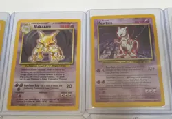 13 Pokemon Base Set Holo Lot WOTC 1999 Mewtwo + 1st Ed Machamp HP-LP - Image 5