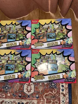 Pokemon TCG: Ascended Heroes 1st Partners Deluxe Pin Collection Lot Of 4 - Image 3