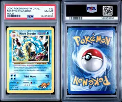 2000 Pokemon Gym Challenge Misty’s Gyarados-Holo #13 PSA 8 NM-MT - Image 3