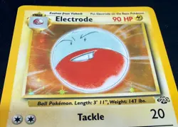 POKEMON TCG VOLTORB 2/64 JUNGLE RARE HOLO DECENT CONDITION LIGHT PLAY - Image 2