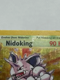 Rare, Holo Pokemon Base Set Nidoking 11/102 (Shadowed, Unlimited, English) - Image 3