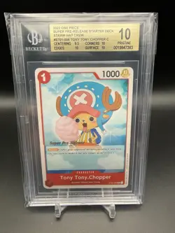2022 One Piece TONY TONY CHOPPER BGS 10 PRISTINE SUPER PRE RELEASE ST01-006 - Image 1