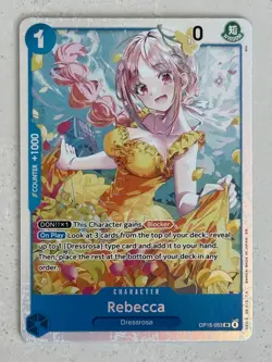 One Piece TCG OP15-053 SR Rebecca Adventure on Kami's Island English OP15 - Image 1