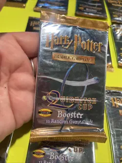 Vintage Harry Potter Quidditch Cup Random Booster Trading Cards 11 New Packs - Image 1
