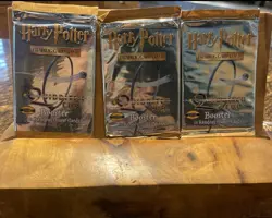 Vintage Harry Potter Quidditch Cup Random Booster Trading Cards 11 New Packs - Image 3