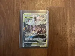 Pokemon Card TCG Espeon & Deoxys GX SM240 Black Star Promo Full Art Holo NM - Image 1
