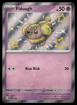 Pokemon Cards Fidough 069 Scarlet & Violet Promo NM - Image 1