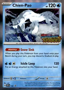 Chien-Pao Holofoil Promo SV: Scarlet & Violet Promo Cards 152 NM - Image 1