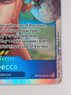 Rebecca OP10-058 SR ONE PIECE Tcg Card Game - Image 5