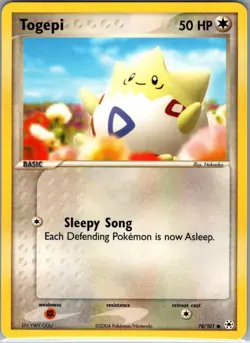 Togepi 78/101 Non Holo Hidden Legends - Pokemon Card - NM - Image 1