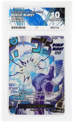 Boeuf Burst - Alternate Art OP12-060 - One Piece Card Game - English - ACE 10 - Image 1