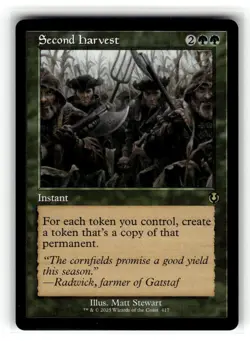 Second Harvest (Retro Frame) R Innistrad Remastered 417 NM - Image 1