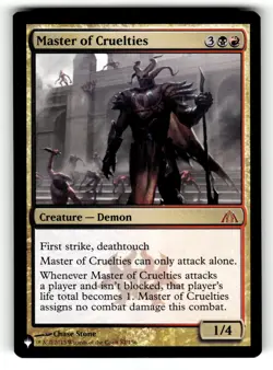 Master of Cruelties M The List Reprints 82/156 NM - Image 1