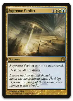 Supreme Verdict #201 (LP) Return to Ravnica RTR Magic MTG - Image 1