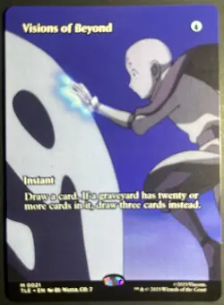 Visions of Beyond (Borderless) MTG: Avatar The Last Airbender (TLE) M 0021 - Image 1