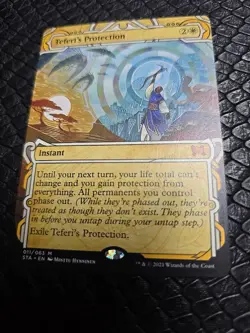 x1 Teferi's Protection STA MTG 11 SHOWCASE BORDERLESS MYTHIC M/NM 1x - Image 1