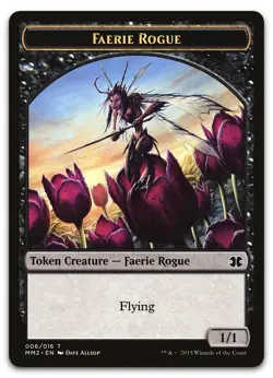 Faerie Rogue Token #6 (LP) Modern Masters 2015 MM2 Magic MTG - Image 1