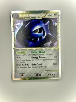 Pokemon TCG Steelix Prime Unleashed Holo Card 87/95 Rare - Image 1