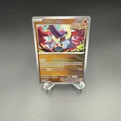 Great Tusk 055/131 SV Prismatic Evolutions Master Ball Holo Pokemon - Image 1