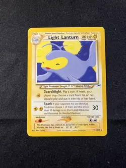 LP LIGHT LANTURN 23/105 NEO DESTINY Vintage WOTC Pokemon TCG - Image 1