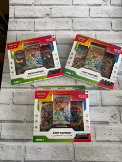 X 3 Pokemon First Partner Series 1 - New & Sealed - Fast Shipping ✅🚚 - Image 1