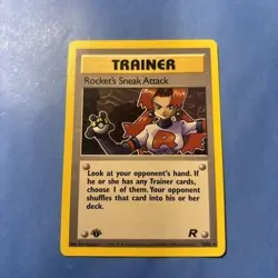 Pokemon TCG— Rocket's Sneak Attack 72/82 Team Rocket - 1st Edition - WOTC 2000 - Image 1