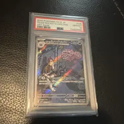 Pokemon Team Rocket's Weezing Art Rare Holo 105/098 Sv10 PSA 10 Japanese - Image 1