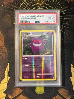 Pokemon Gengar 17/99 Arceus Reverse Holo PSA 6 - Image 1