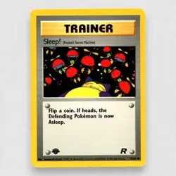 Sleep! (Rocket's Secret Machine) 79/82 Team Rocket 1st Edition Common Pokemon - Image 1