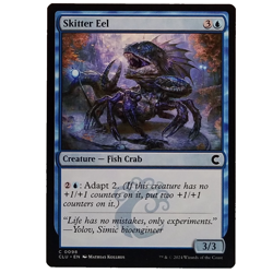x4 Skitter Eel CLU MTG M/NM Playset Common Blue Creature Fish Crab Ravnica: Clue - Image 1