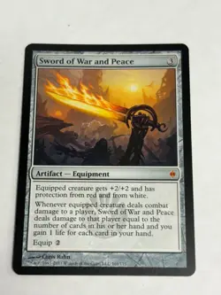 Sword of War and Peace New Phyrexia MTG Magic the Gathering Near Mint - Image 2