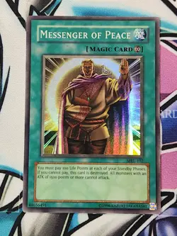 YUGIOH MRL-E102 Messenger Of Peace Super Rare UNLIMITED Original copy - Image 1