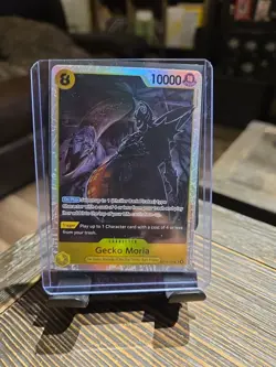 Gecko Moria Foil OP14-104 The Azure Sea's Seven One Piece English NM-Mint - Image 1