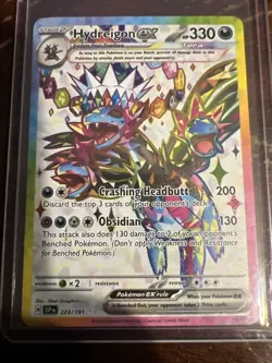 Pokemon TCG Hydreigon EX Full Art Ultra Rare Holo Card Surging Sparks 223 / 191 - Image 1