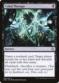 Cabal Therapy x1 Eternal Masters MTG Magic the Gathering Black Sorcery Card - Image 1