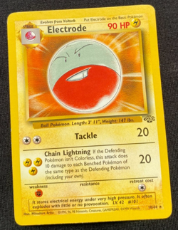 Electrode 18/64 Non-Holo Jungle Unlimited Card Vintage Base Set LP - Image 1