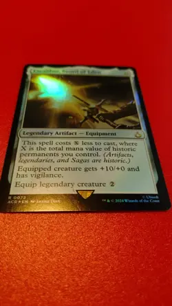 MTG Magic the Gathering Assassin's Creed Excalibur Sword of Eden Rare FOIL 72 NM - Image 3