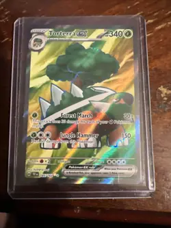 Pokemon TCG Torterra EX Holo Ultra Rare Card 185/162 Temporal Forces - Image 1