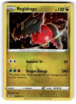 Regidrago - (Cosmos Holo) Holo Rare Miscellaneous Cards & Products 124/203 LP - Image 1